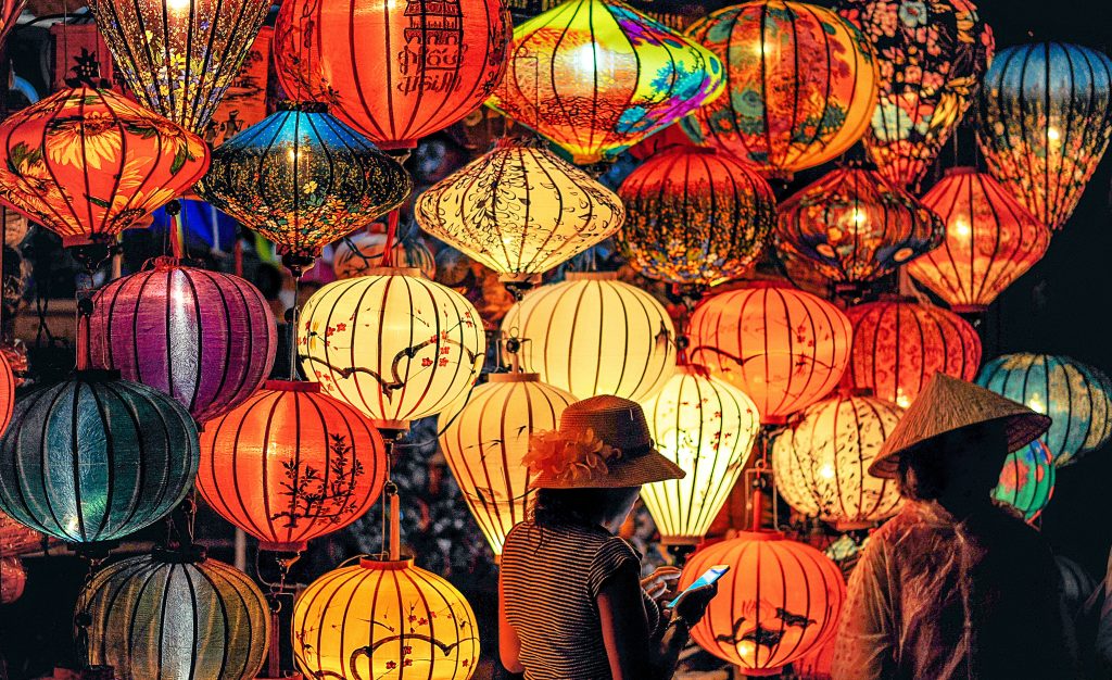 lanterns of Zhongqiu Festival